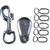 Produktbild von Harry's Horse Ersatzset Longierausbindezügel aus Metall in Silber für Pferde
