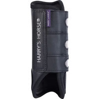 Produktbild von Harry's Horse Eventing Front Gamaschen für Pferde Schwarz Größe S aus Kunstleder