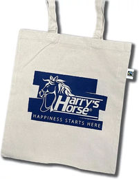 Produktbild von Harry's Horse Fairtrade Baumwollbeutel Naturweiß
