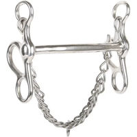 Produktbild von Harry's Horse Faustschlaggebiss Postkandare aus Edelstahl für Pferde Silber Größe L