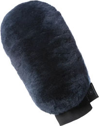 Harry's Horse Fellpflege-Handschuhe aus Leder für Pferde in Schwarz und Blau – Bild 1 von 1