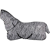 Produktbild von Harry's Horse Fliegendecke für Pferde mit Wabenmaterial Zebra Muster Größe 185cm