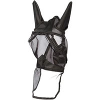 Produktbild von Harry's Horse Fliegenmaske Flyshield mit Ohren und Nasenteil Schwarz Größe M
