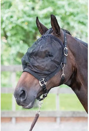 Harry's Horse Fliegenmaske mit Halfter für Ponys in Schwarz – Bild 1 von 2