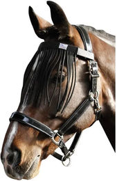 Produktbild von Harry's Horse Fliegenstirnband für Pferde aus Kunststoff in Schwarz