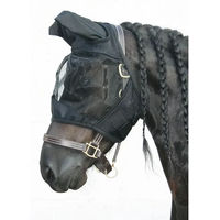 Produktbild von Harry's Horse Flyshield Fliegenmaske für Pferde Schwarz Größe L