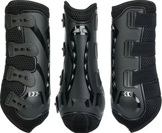 Harry's Horse Gamaschen Air Mesh Pro für Pferde Schwarz Größe L aus Kunststoff – Bild 1 von 2