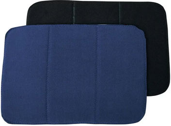 Produktbild von Harry's Horse Gamaschen aus Fleece für Pferde in Schwarz und Blau - 4 x 30 cm