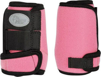 Harry's Horse Gamaschen aus Neopren für Ponys in Rosa – Bild 1 von 2