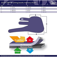Produktbild von Harry's Horse Gamaschen für Pferde aus Neopren mit Memoryfoam Weiß Größe XL