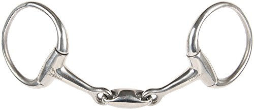 Produktbild von Harry's Horse Gebiss für Pferde doppelt gebrochen O-Ring aus Edelstahl in Olivgrün Größe M
