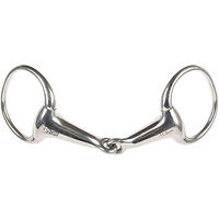 Produktbild von Harry's Horse Gebiss für Pferde einfach gebrochen aus Edelstahl in Silber Größe L