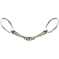 Produktbild von Harry's Horse Gebiss für Pferde mit 2 doppelt gebrochenen Ringen aus Metall