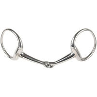 Produktbild von Harry's Horse Gebiss für Pferde Olive einfach gebrochen aus Edelstahl 13 mm Silber