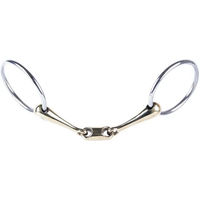 Produktbild von Harry's Horse Gebiss mit 2 Ringen für doppelt gebrochene Pferde 20 mm Metall