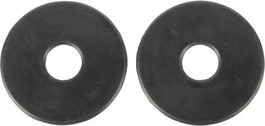 Produktbild von Harry's Horse Gummibissplatten Bitschijven für Ponys in Schwarz 5er Pack