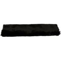 Produktbild von Harry's Horse Gurtenschoner Furry Plüsch Schwarz für Pferde