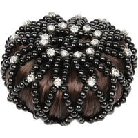 Produktbild von Harry's Horse Haarnetz mit Perlen und Kristallen für Damen in Schwarz