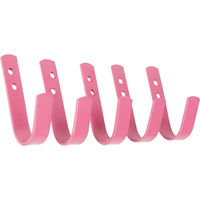 Produktbild von Harry's Horse Haken Set aus Metall in Schwarz und Rosa 5 Stück