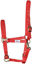 Produktbild von Harry's Horse Halfter für Ponys in Rot, 3-fach verstellbar