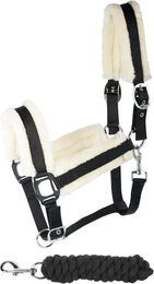 Harry's Horse Halfter und Longiergurt für Pferde aus Polyester in Schwarz – Bild 1 von 3