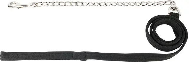 Harry's Horse Halfterleine mit Kette aus Polyester in Schwarz Größe M – Bild 1 von 1