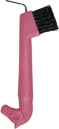 Produktbild von Harry's Horse Hufauskratzer mit Bürste für Pferde in Rosa aus Kunststoff