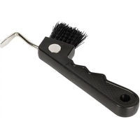 Produktbild von Harry's Horse Hufauskratzer mit Bürste und magnetischem Griff aus Kunststoff in Schwarz