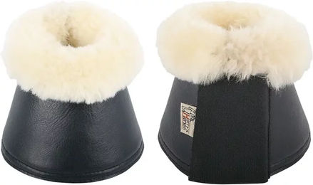 Harry's Horse Hufglocken für Pferde aus Neopren und Merino Schwarz Größe L – Bild 1 von 3
