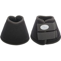 Produktbild von Harry's Horse Hufglocken Gamaschen aus Neopren mit Bürste Schwarz Größe XL