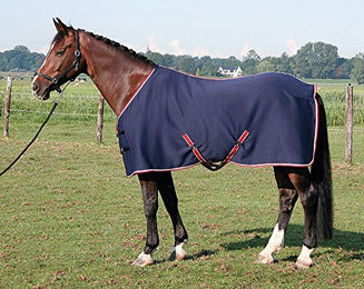 Harry's Horse Jersey Cooler Decke für Pferde Schwarz 175cm – Bild 1 von 2