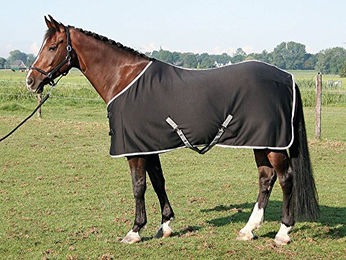 Produktbild von Harry's Horse Jersey Cooler Decke für Pferde Schwarz Größe L