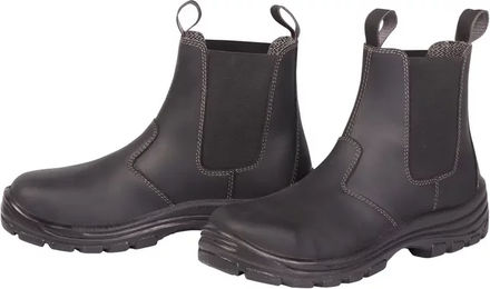 Produktbild von Harry's Horse Jodhpur Sicherheitsschuh aus Leder Schwarz Unisex Größe 37