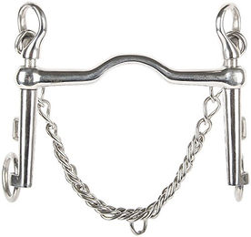 Harry's Horse Kandarengebiss mit Pumpfunktion aus Edelstahl in Silber 15mm Größe 13.5 – Bild 1 von 1