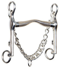 Harry's Horse Kandarengebiss Optimum mit niedrigem Zungenbügel aus Messing in Gold 16mm Größe 14.5 – Bild 1 von 1