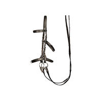 Produktbild von Harry's Horse Kaptoom Trense aus Leder für Ponys in Schwarz