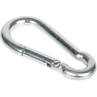 Produktbild von Harry's Horse Karabinerhaken für Pferde aus Metall in Silber 5er Pack