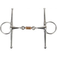 Produktbild von Harry's Horse Knebeltrense aus Edelstahl mit Kupferrolle für Pferde Größe 12.5