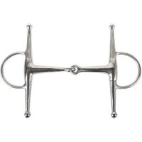 Produktbild von Harry's Horse Knebeltrense einfach gebrochen aus Edelstahl 15mm Größe 11.5