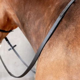 Produktbild von Harry's Horse Kris Xtreme Pferdeziegel aus Gummi in Schwarz für Vollblut