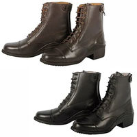 Produktbild von Harry's Horse Leder-Paddockstiefel Unisex Schwarz wasserabweisend Größe 45