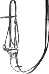 Produktbild von Harry's Horse Leder Trense mit tiefem Nasenriemen Bronze für Pony