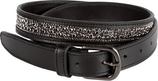 Produktbild von Harry's Horse Ledergürtel Crystal Drops Schwarz 75 cm