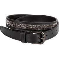 Produktbild von Harry's Horse Ledergürtel Crystal Drops Schwarz 95 cm Unisex