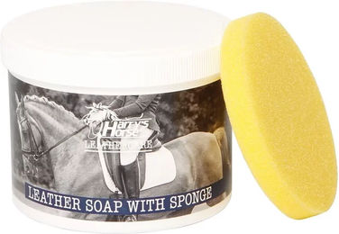 Harry's Horse Lederseife und Schwamm Set zur Fellpflege 500 ml - 500 ml – Bild 1 von 2