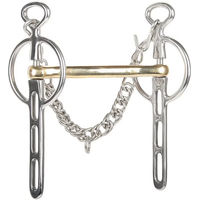 Produktbild von Harry's Horse Liverpoolkandare für Pferde aus Messing Gold 14 mm