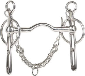 Produktbild von Harry's Horse Liverpoolkandare mit Zungenbügel aus Edelstahl in Silber Größe 12,5