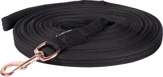 Harry's Horse Longe für Pferde in Schwarz und Roségold – Bild 1 von 1