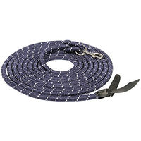 Produktbild von Harry's Horse Longe mit Karabinerhaken und Anbindeseil 6,8m in Blau oder Weiß - 6,8 m