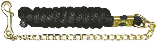 Produktbild von Harry's Horse Longe mit Kette in Schwarz und Gold aus Kunststoff